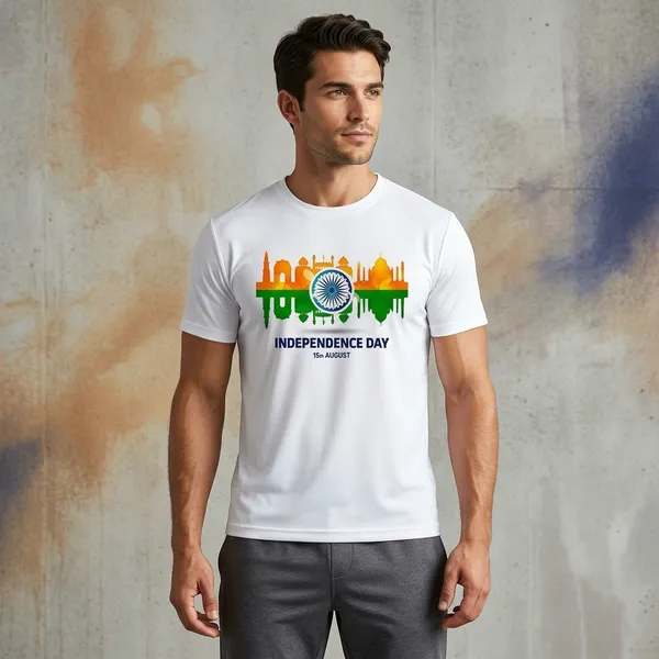 White_Printed_Regular_Fit_T-Shirt_For_Unisex