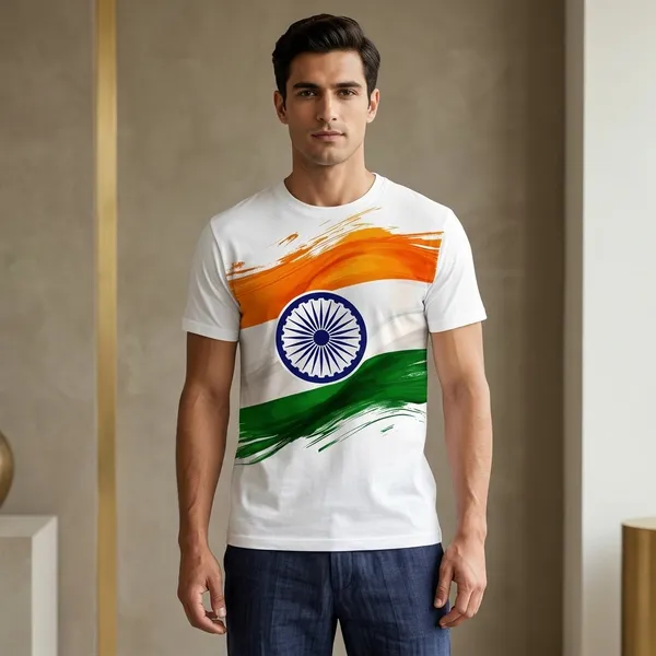 White_Graphic_Print_T-Shirt_For_Men