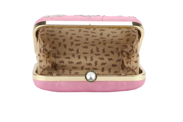 Pink_Fabric_Zari_Floral_Embroidered_Box_Clutch_For_Women