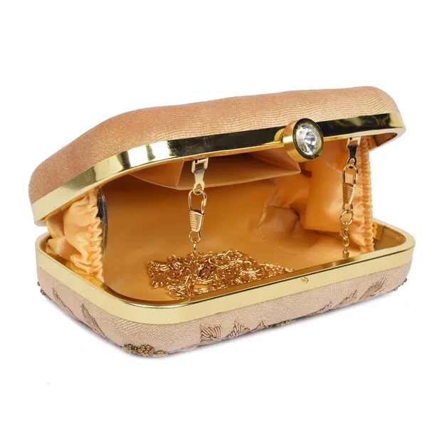 Beige_Beaded_Thread_Embroidered_Box_Clutch_For_Women