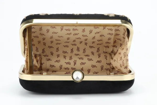 Black_Fabric_Sequin_Pearl_Floral_Embroidered_Box_Clutch_For_Women
