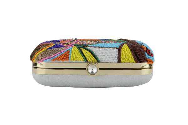Multicolor_Beaded_Geometric_Tribal_Box_Clutch_For_Women