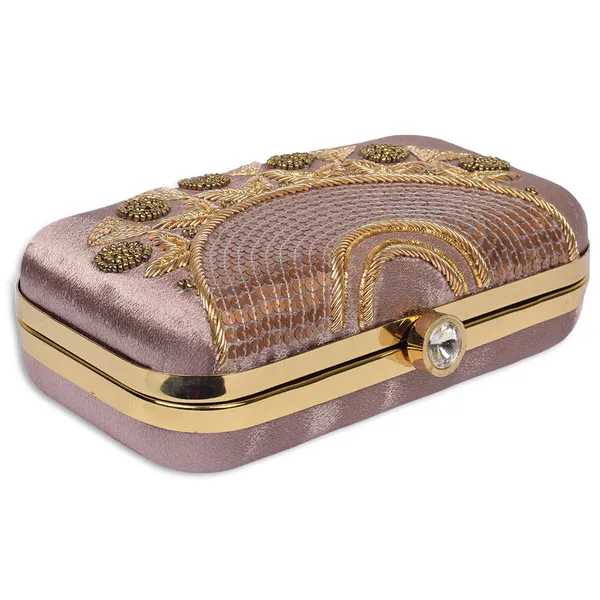 Mauve_Satin_Zari_Bead_Floral_Embroidered_Box_Clutch_For_Women