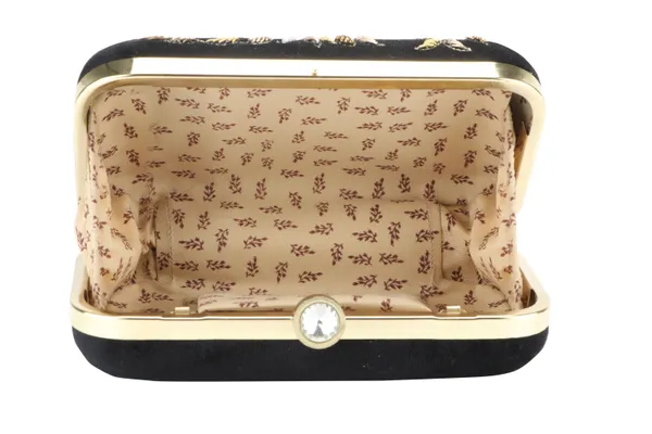 Black_Fabric_Sequin_Floral_Embroidered_Box_Clutch_For_Women