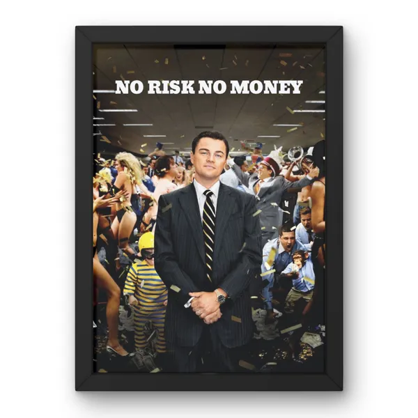 Paper_Motivational_No_Risk_No_Money_Typography_Framed_Wall_Poster