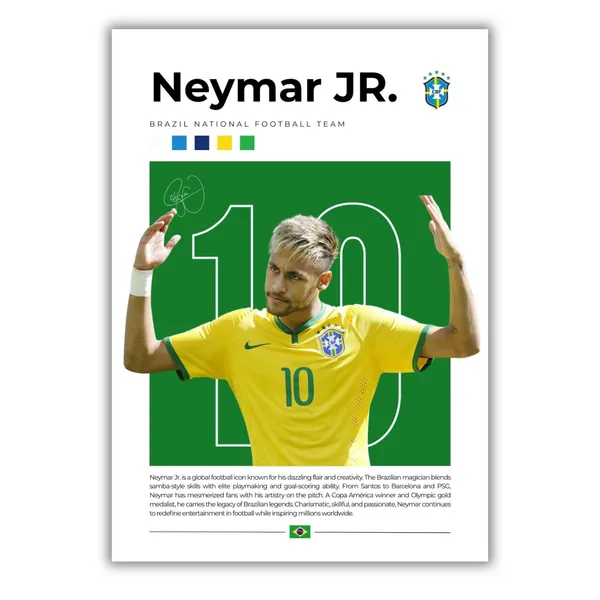 Paper_Football_Legends_Messi_Ronaldo_Mbappe_Minimalist_Wall_Posters_Set_Of_5