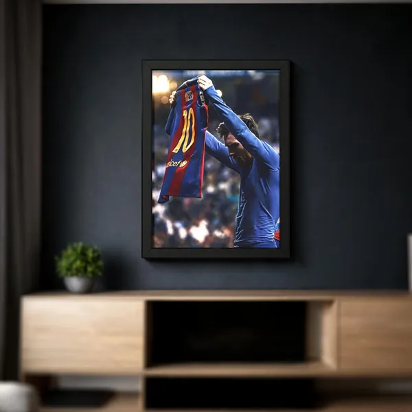 Paper_Messi_Jersey_No_10_Celebration_Framed_Wall_Poster