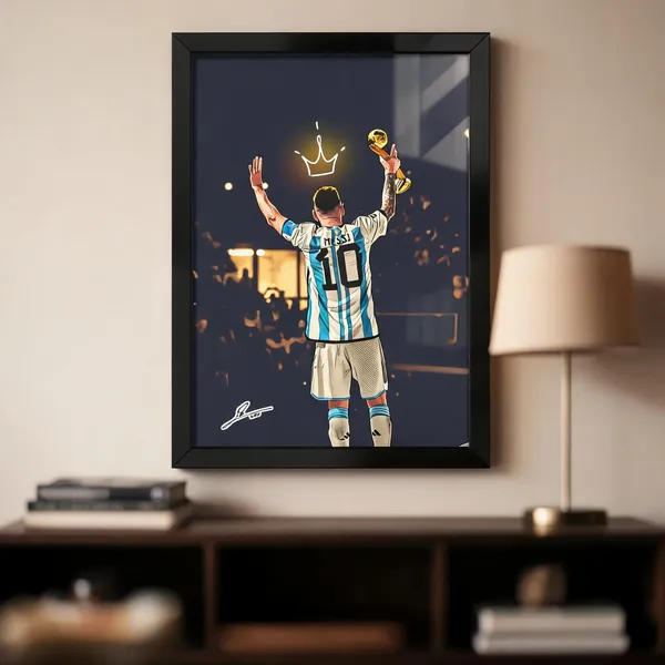 Glass_Front_Football_Messi_World_Cup_Victory_Framed_Wall_Poster