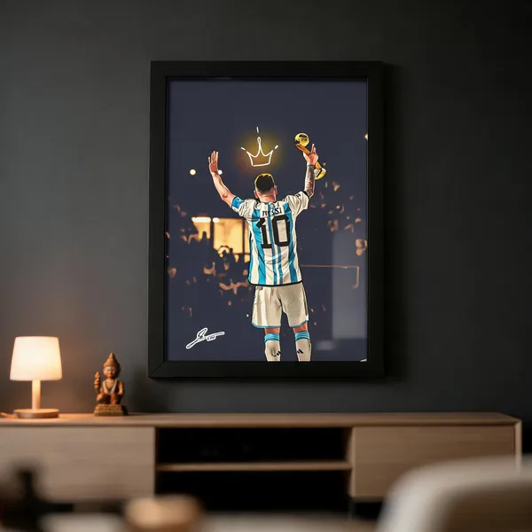 Glass_Front_Football_Messi_World_Cup_Victory_Framed_Wall_Poster