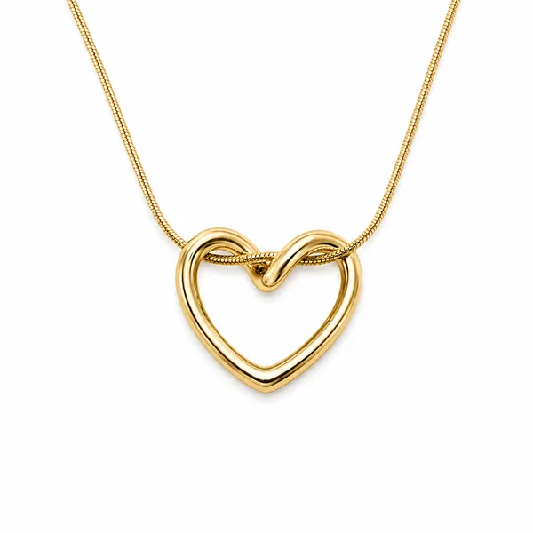 Gold_Plated_Open_Heart_Pendant_Snake_Chain_Necklace_For_Women