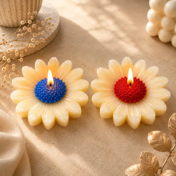 Daisy_Flower_Shaped_Decorative_Wax_Candles_Set_Of_2