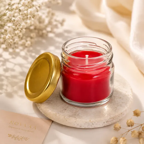 Nova_Red_Wax_Lavender_Scented_Scented_Jar_Candle_With_Gold_Lid_-_Pack_Of_2