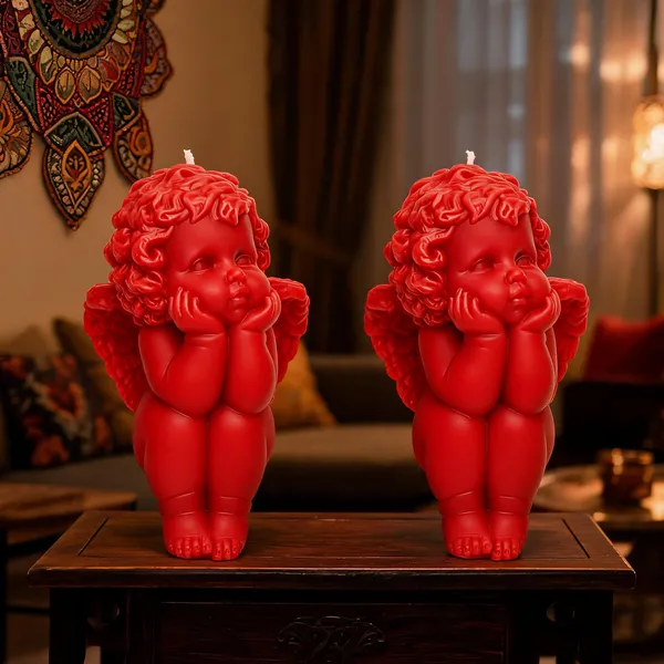 Red_Cherub_Angel_Sandalwood_Scented_Figurine_Candle_-_Pack_Of_2