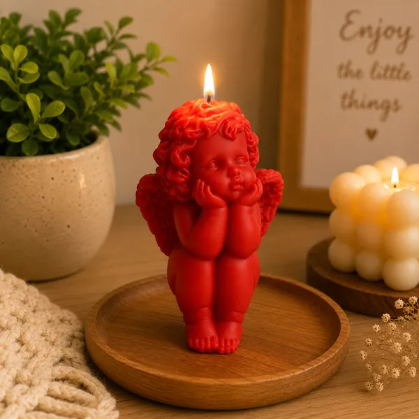 Red_Cherub_Angel_Sandalwood_Scented_Figurine_Candle_-_Pack_Of_2