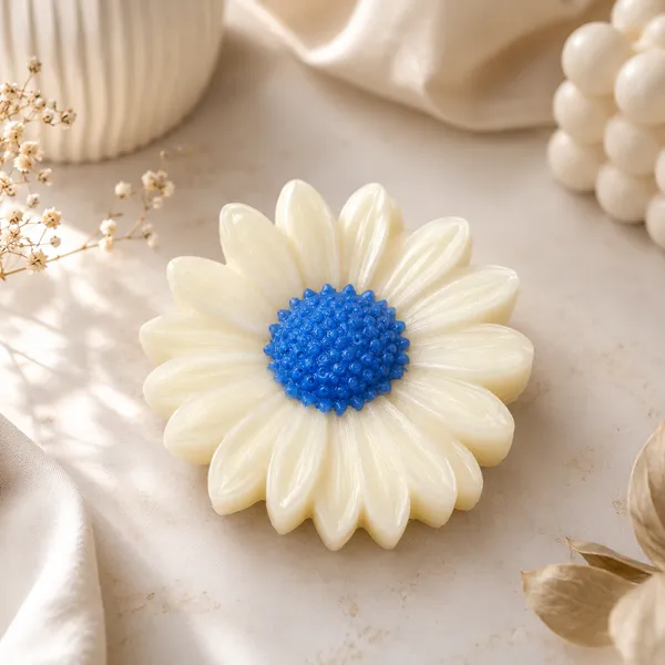 Daisy_Flower_Shaped_Lavender_Decorative_Soap_Bar_-_Pack_Of_2