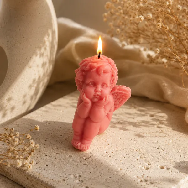 Pink_Cherub_Angel_Sandalwood_Scented_Sculpted_Decorative_Candle_-_Pack_Of_2