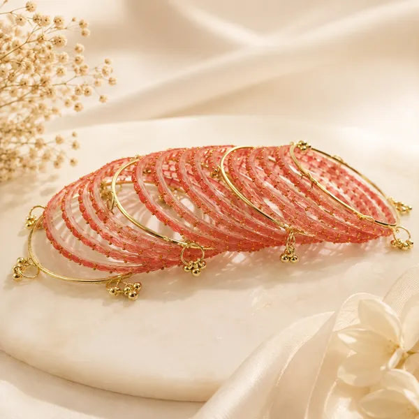 Peach_Gold_Kashmiri_Churi_Set_With_Ghungroo_Charm_For_Women_Pack_Of_16