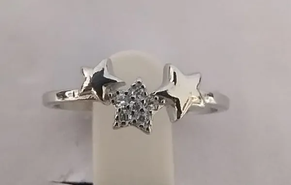 Silver_Three_Star_Motif_Ring_For_Women