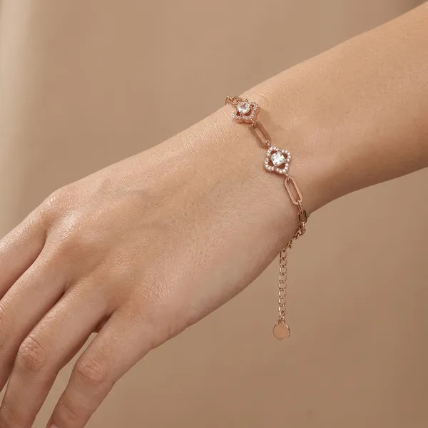 Rose_Gold_Sterling_Silver_Round_Bracelet_For_Women