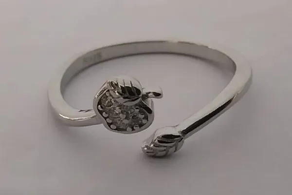 Silver_Sterling_Stone_Embellished_Open_Cuff_Ring_For_Women