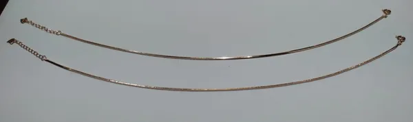 Gold_Tone_Sterling_Layered_Anklet_For_Women