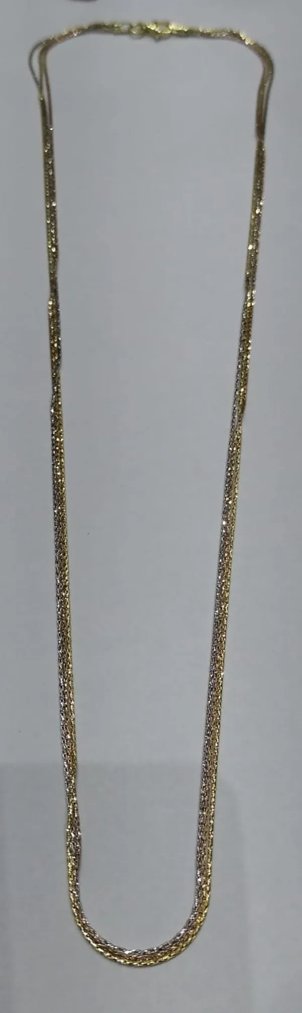 Gold_Silver_Tone_Textured_Layered_Chain_Set_For_Women