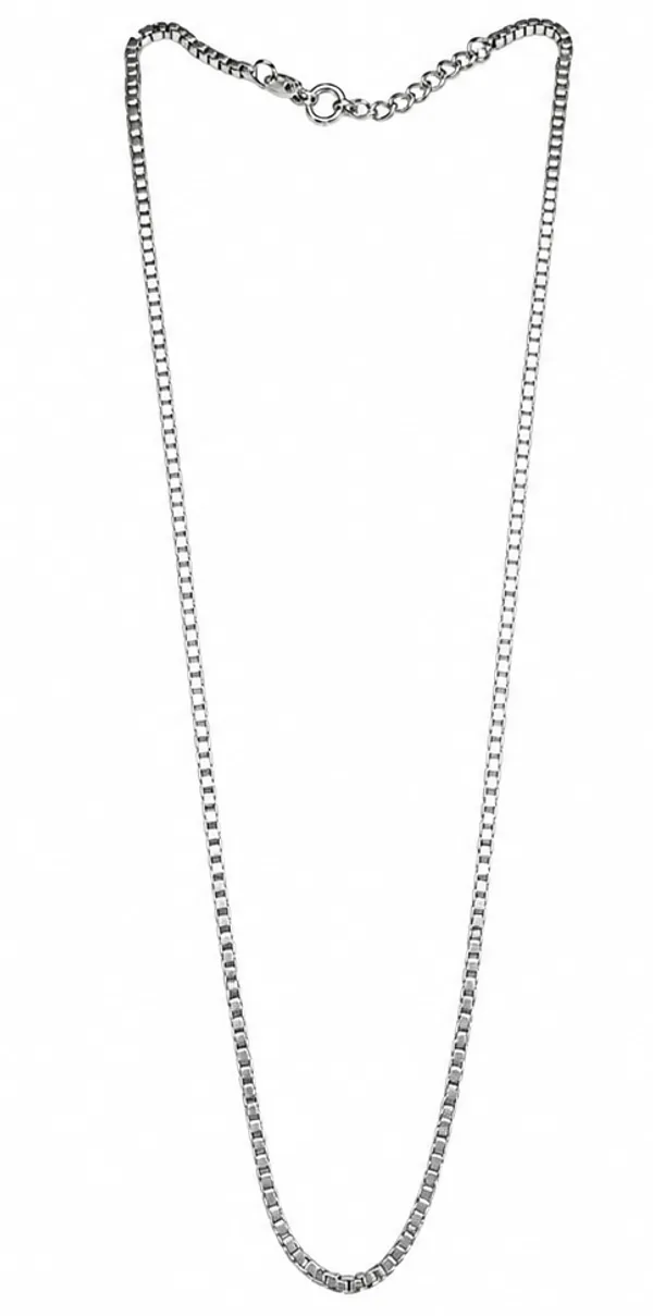 Silver_Box_Link_Chain_Necklace_For_Women