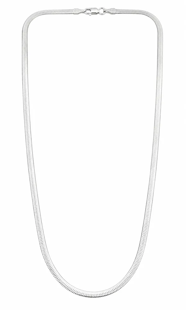 Silver_Sterling_Snake_Chain_Necklace_For_Women