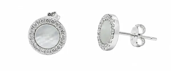 Silver_Crystal_Round_Drop_Earrings_For_Women