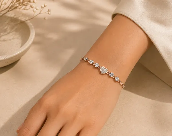 Rose_Gold_Heart_Pendant_Stone_Chain_Bracelet_For_Women