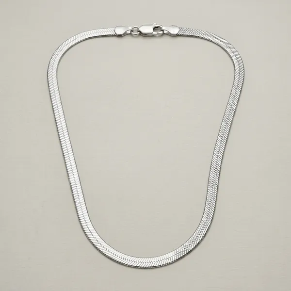 Silver_Sterling_Snake_Chain_Necklace_For_Women