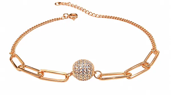 Rose_Gold_Sterling_Silver_Chain_Link_Bracelet_For_Women