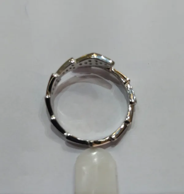 Silver_Sterling_Crystal_Open_Band_Adjustable_Ring_For_Women
