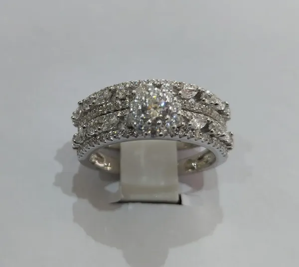 Silver_Stone_Studded_Layered_Band_Ring_For_Women