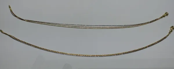 Silver_Gold_Mixed_Tone_Layered_Anklet_For_Women