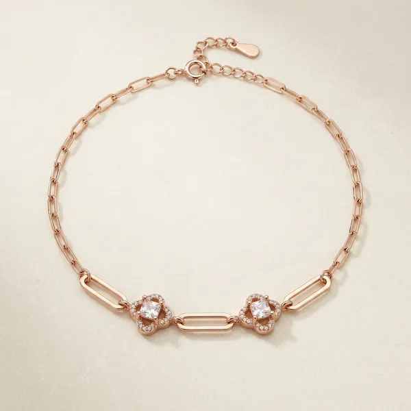 Rose_Gold_Floral_Oval_Link_Chain_Bracelet_For_Women