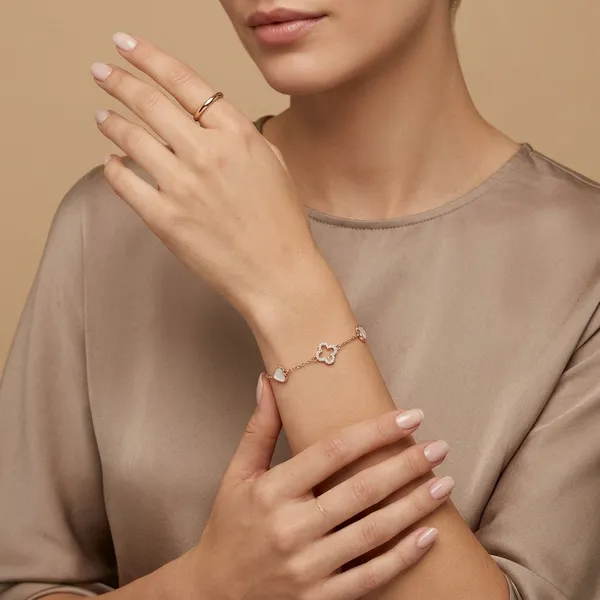 Rose_Gold_Sterling_Heart_Charm_Chain_Bracelet_For_Women