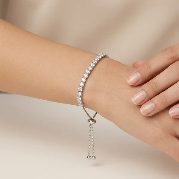 Silver_Crystal_Adjustable_Slider_Bracelet_For_Women