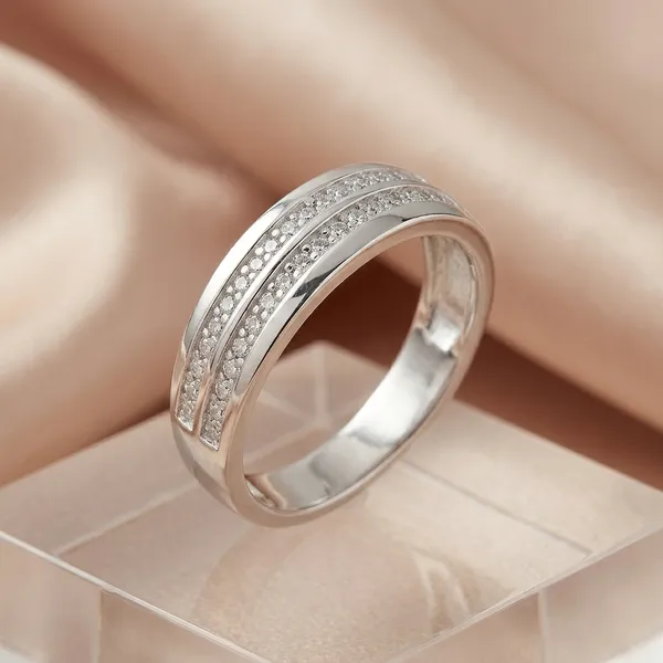 Silver_Dual_Row_Stone_Studded_Band_Ring_For_Women
