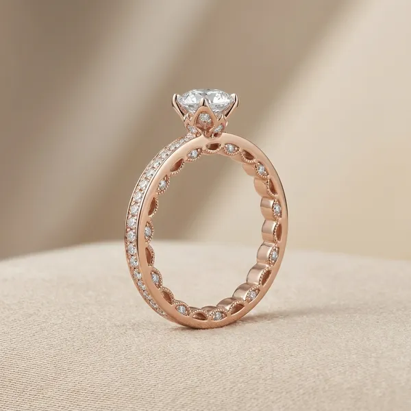 Rose_Gold_Silver_Sterling_925_Circular_Leaf_Motif_Stone_Ring_For_Women