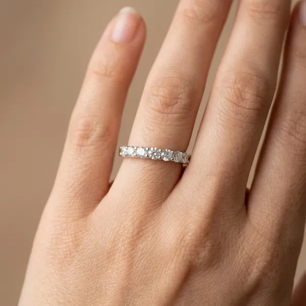 Silver_Sterling_925_Clear_Stone_Row_Band_Ring_For_Women