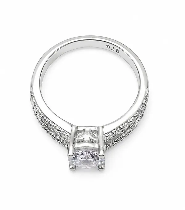 Silver_Solitaire_Style_Stone_Shoulder_Ring_For_Women