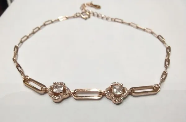 Rose_Gold_Floral_Oval_Link_Chain_Bracelet_For_Women