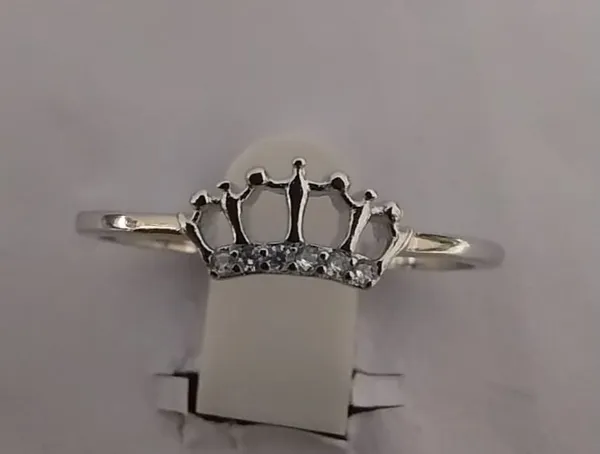 Silver_Sterling_Crown_Crystal_Accent_Ring_For_Women