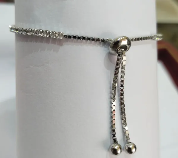 Silver_Crystal_Adjustable_Slider_Bracelet_For_Women