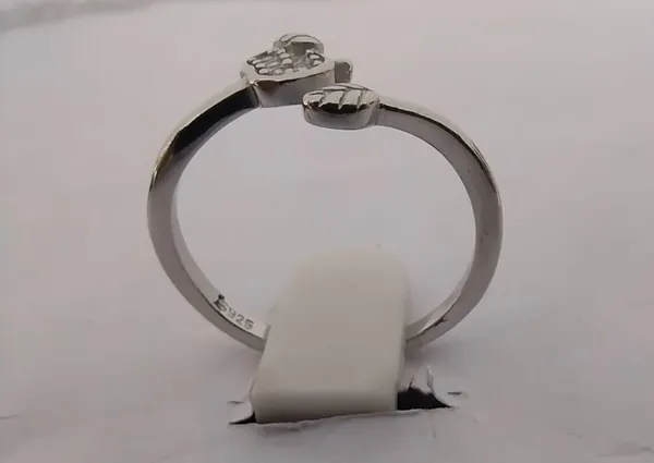 Silver_Sterling_Stone_Embellished_Open_Cuff_Ring_For_Women