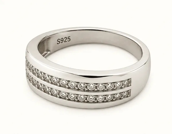 Silver_Dual_Row_Stone_Studded_Band_Ring_For_Women