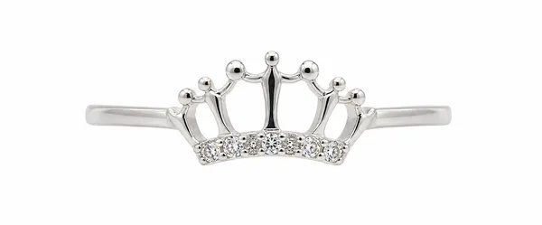 Silver_Sterling_Crown_Crystal_Accent_Ring_For_Women