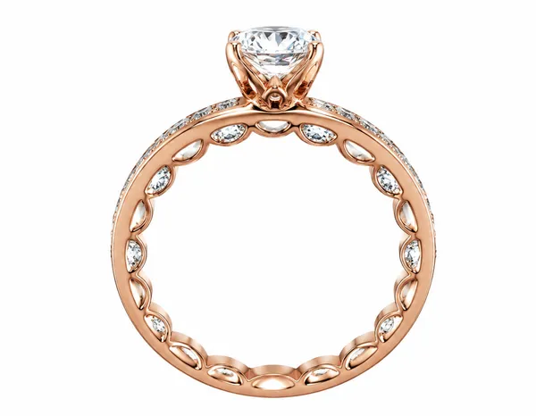 Rose_Gold_Silver_Sterling_925_Circular_Leaf_Motif_Stone_Ring_For_Women