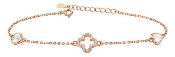 Rose_Gold_Sterling_Heart_Charm_Chain_Bracelet_For_Women